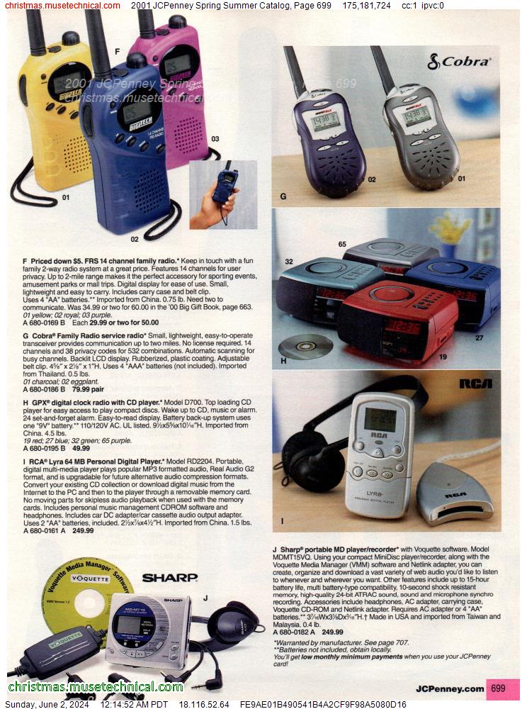 2001 JCPenney Spring Summer Catalog, Page 699
