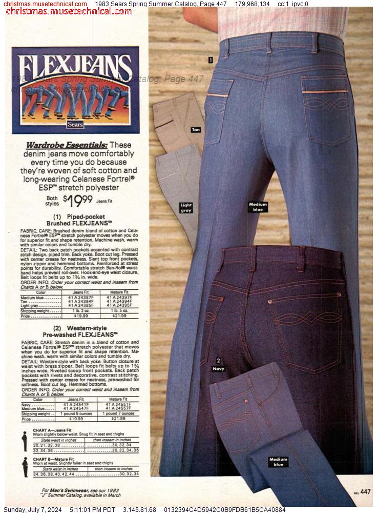 1983 Sears Spring Summer Catalog, Page 447