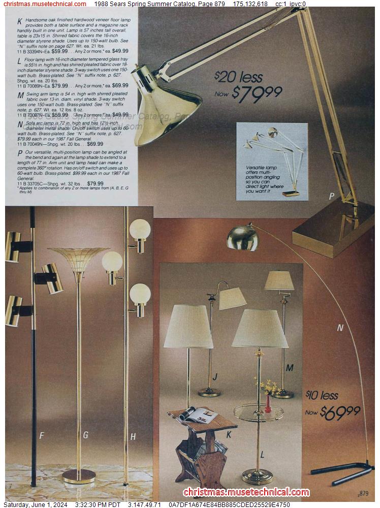 1988 Sears Spring Summer Catalog, Page 879