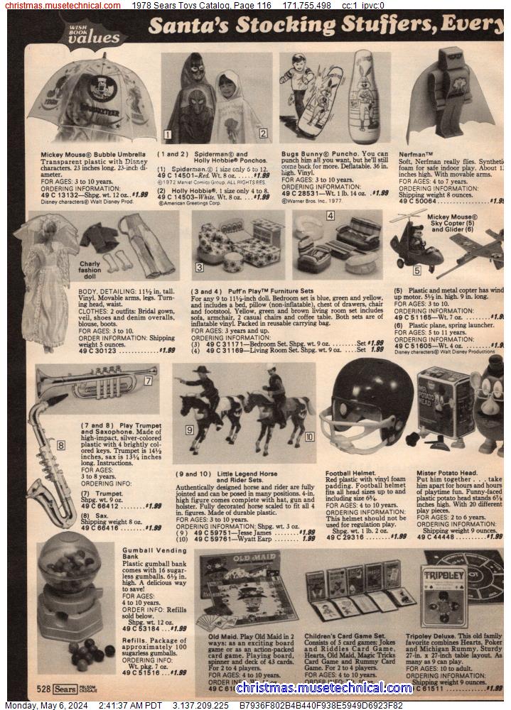 1978 Sears Toys Catalog, Page 116
