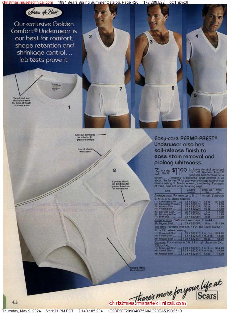 1984 Sears Spring Summer Catalog, Page 420