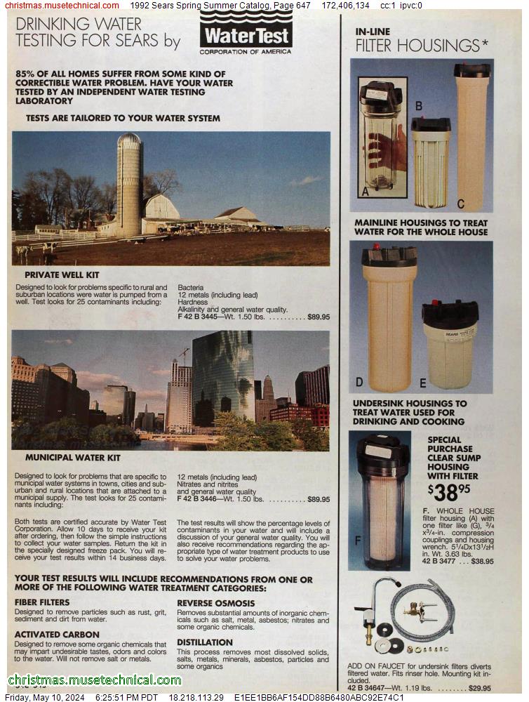 1992 Sears Spring Summer Catalog, Page 647