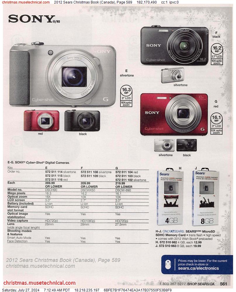 2012 Sears Christmas Book (Canada), Page 589