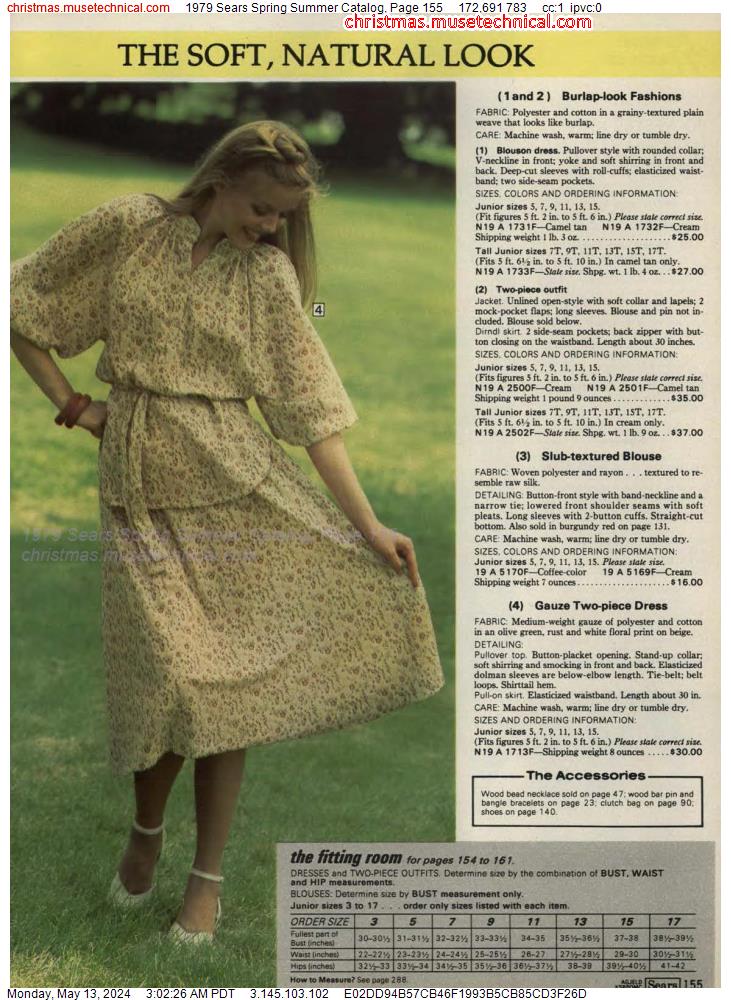 1979 Sears Spring Summer Catalog, Page 155