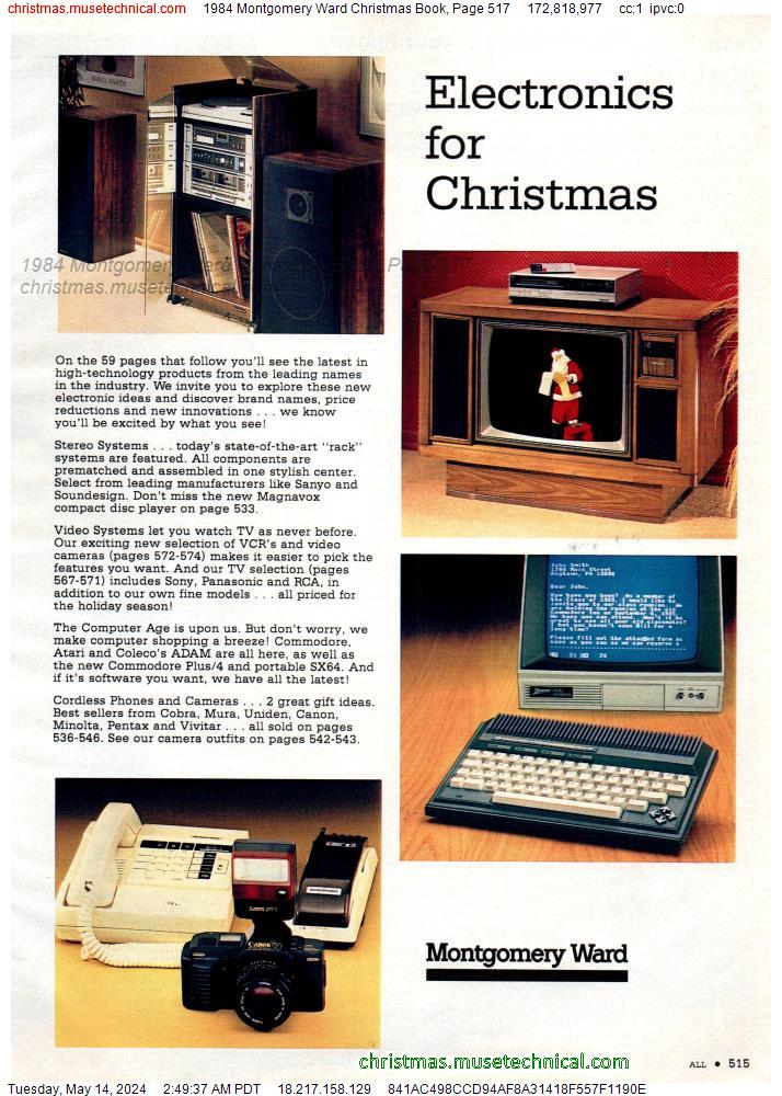 1984 Montgomery Ward Christmas Book, Page 517