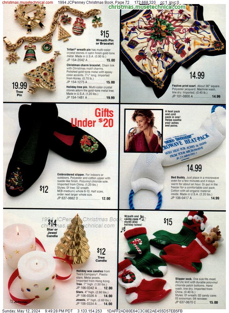 1994 JCPenney Christmas Book, Page 72