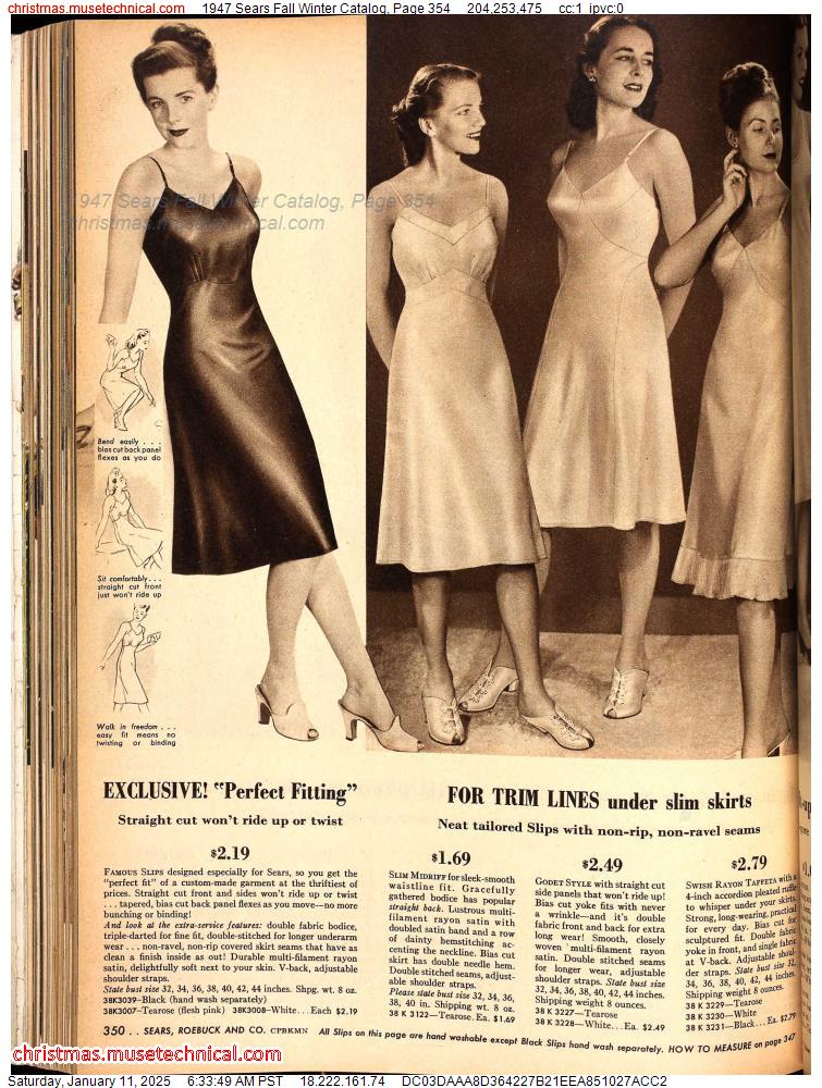 1947 Sears Fall Winter Catalog, Page 354