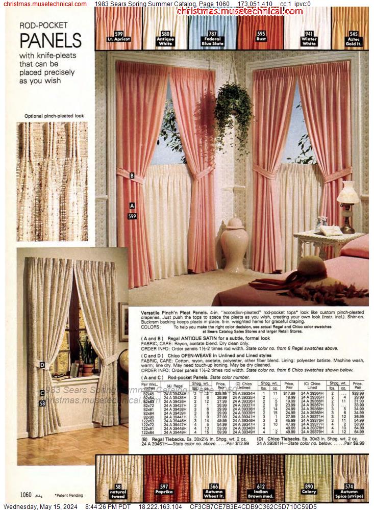1983 Sears Spring Summer Catalog, Page 1060