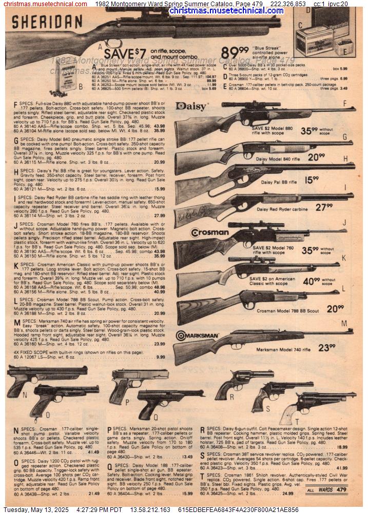 1982 Montgomery Ward Spring Summer Catalog, Page 479