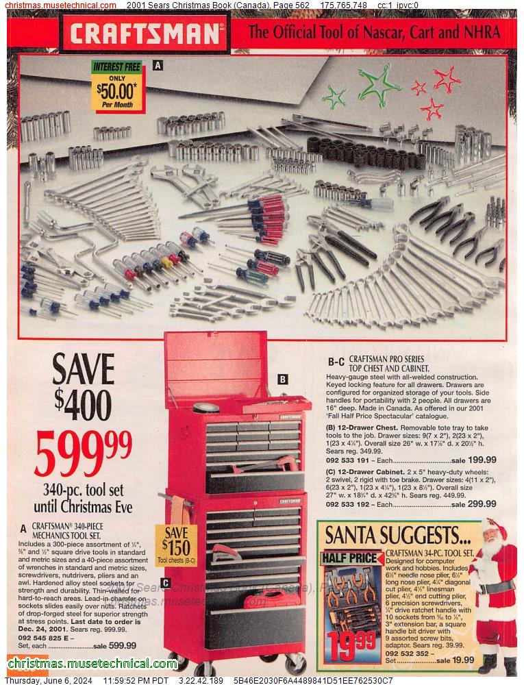 2001 Sears Christmas Book (Canada), Page 562