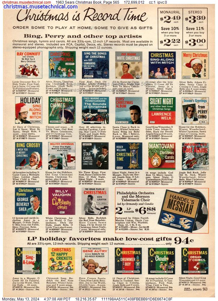 1963 Sears Christmas Book, Page 565