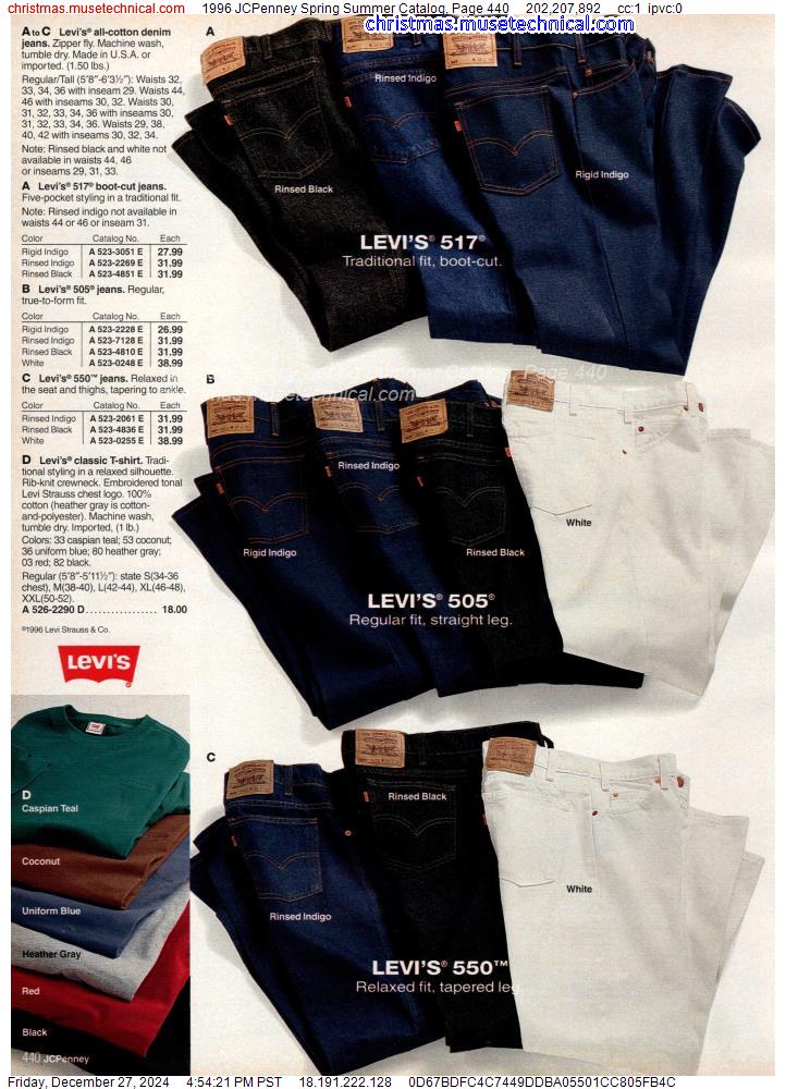 1996 JCPenney Spring Summer Catalog, Page 440