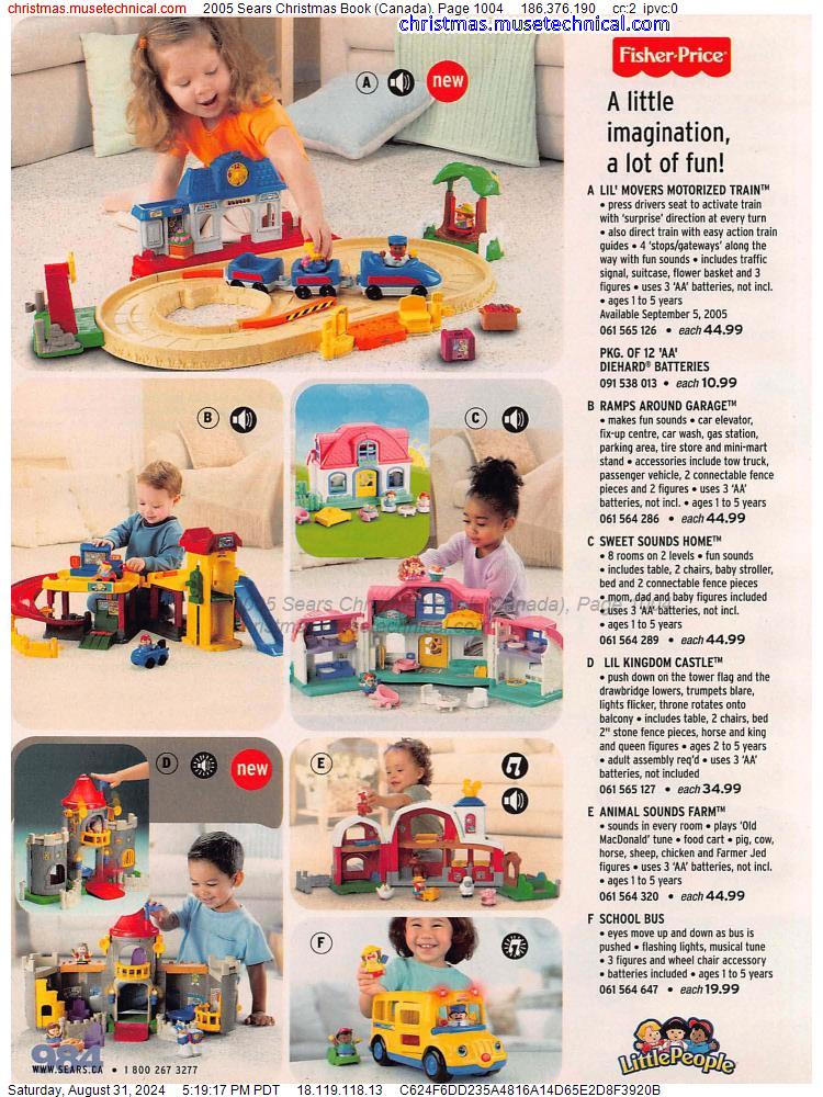 2005 Sears Christmas Book (Canada), Page 1004