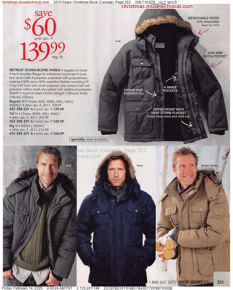 2010 Sears Christmas Book (Canada), Page 323