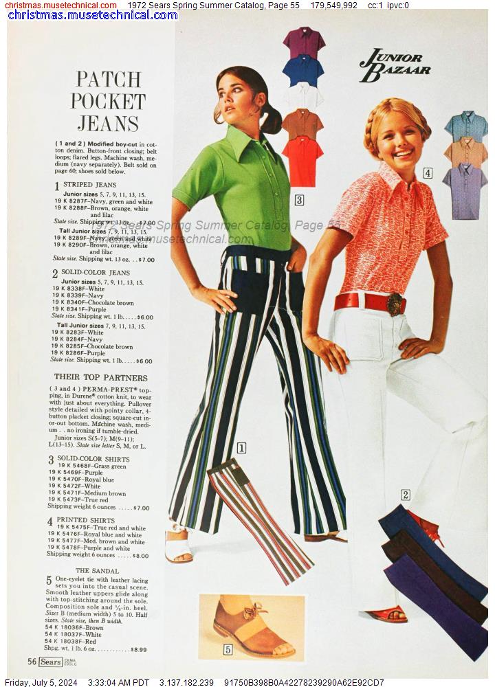 1972 Sears Spring Summer Catalog, Page 55