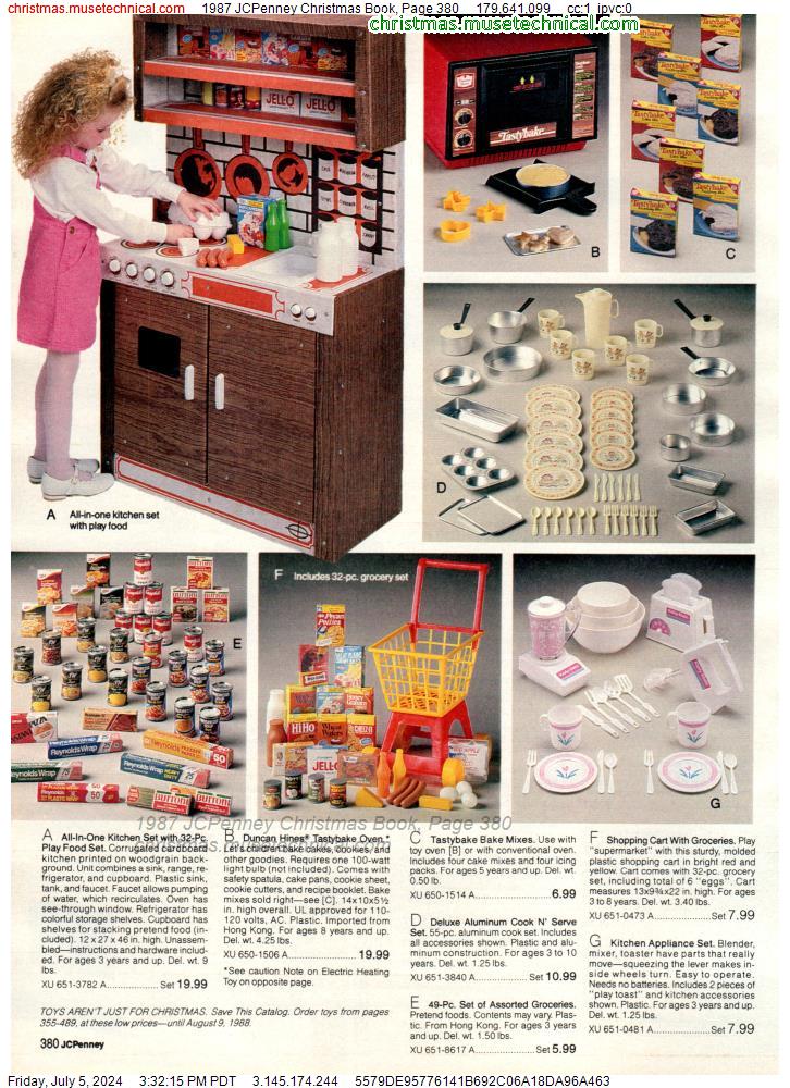 1987 JCPenney Christmas Book, Page 380