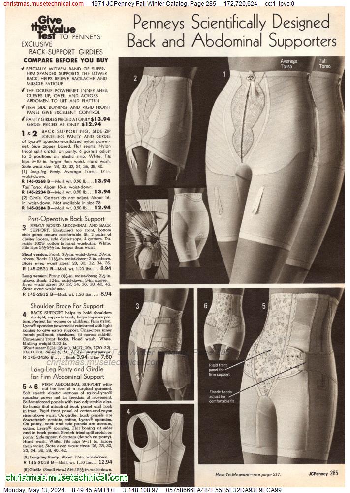 1971 JCPenney Fall Winter Catalog, Page 285