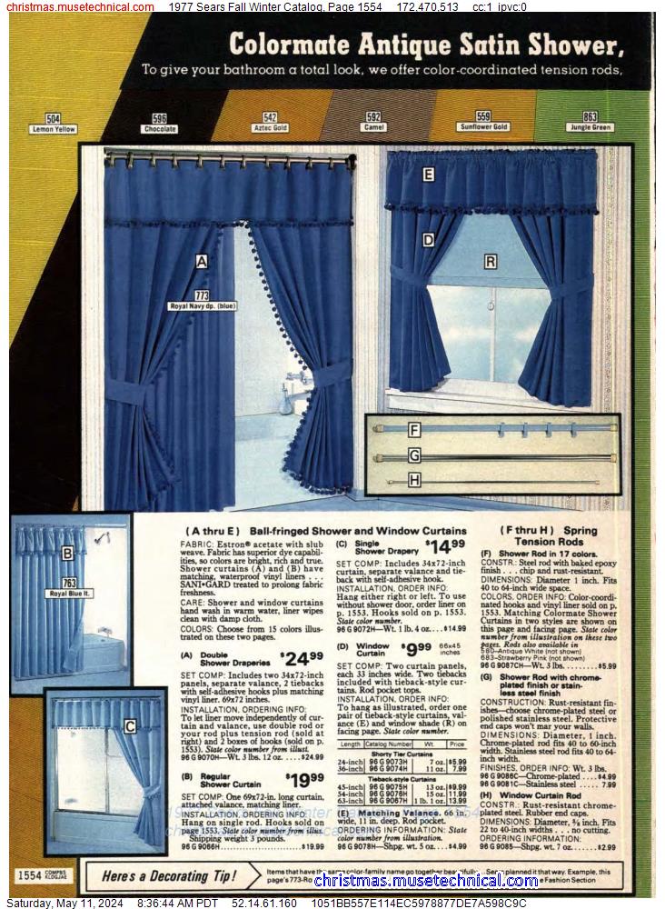 1977 Sears Fall Winter Catalog, Page 1554