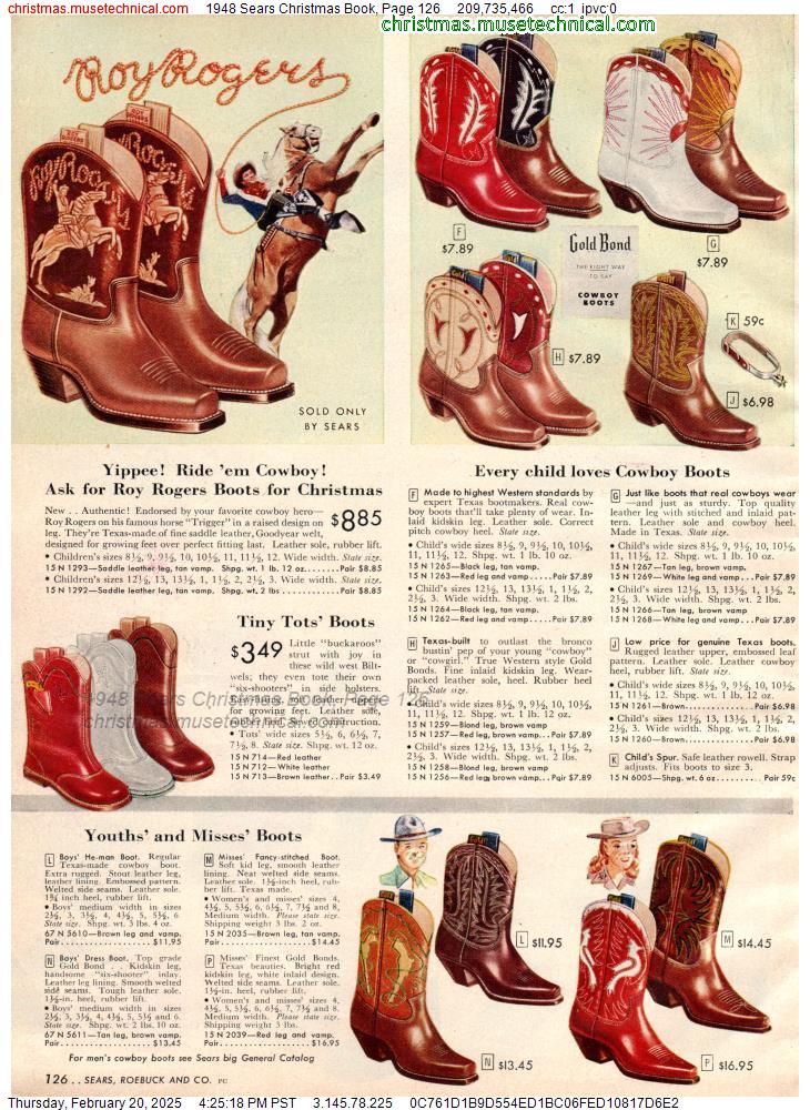 1948 Sears Christmas Book, Page 126