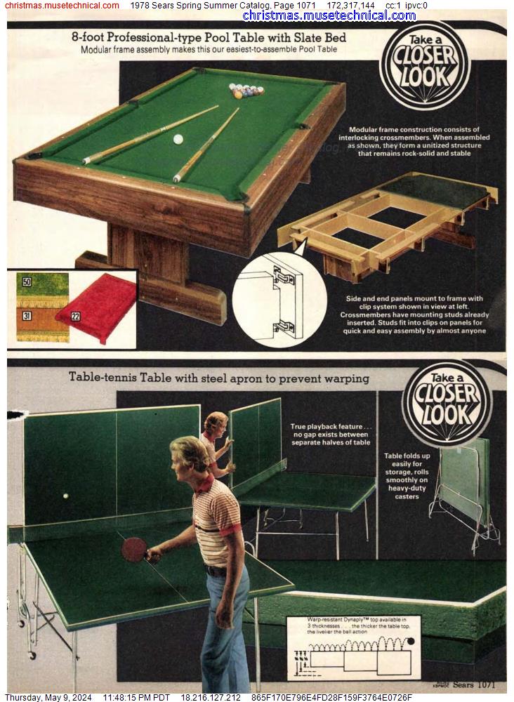 1978 Sears Spring Summer Catalog, Page 1071