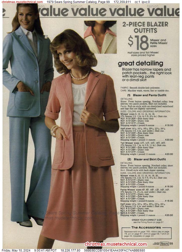 1979 Sears Spring Summer Catalog, Page 99