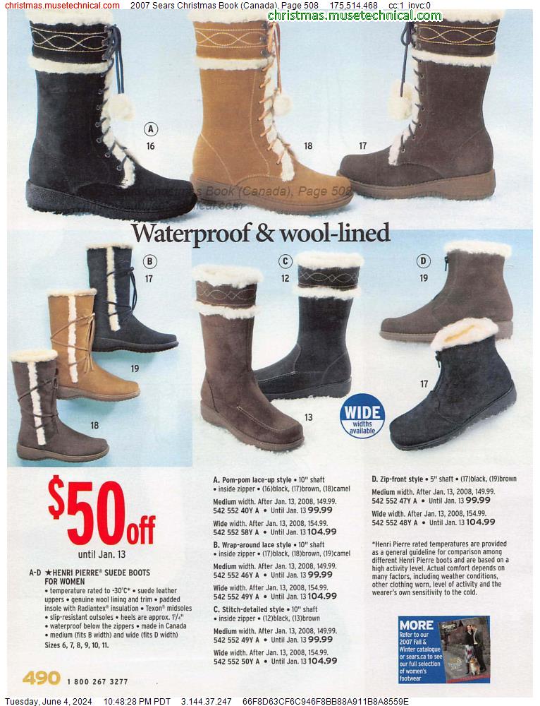 2007 Sears Christmas Book (Canada), Page 508
