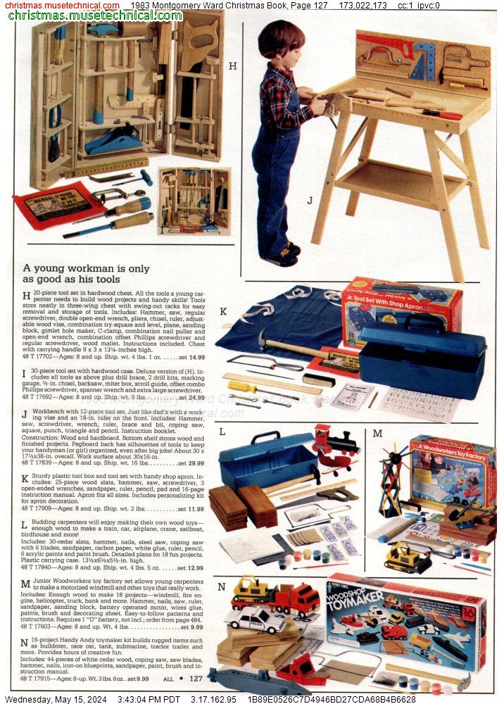 1983 Montgomery Ward Christmas Book, Page 127