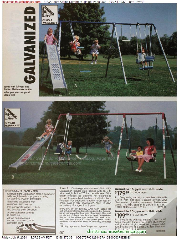 1992 Sears Spring Summer Catalog, Page 950