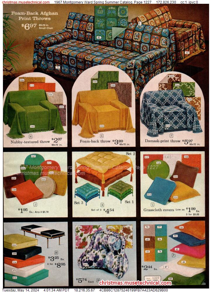 1967 Montgomery Ward Spring Summer Catalog, Page 1227