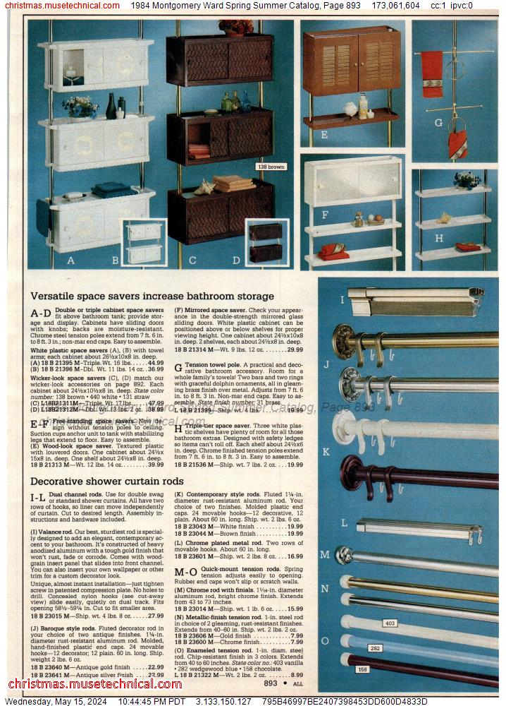 1984 Montgomery Ward Spring Summer Catalog, Page 893