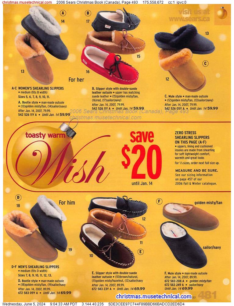 2006 Sears Christmas Book (Canada), Page 493