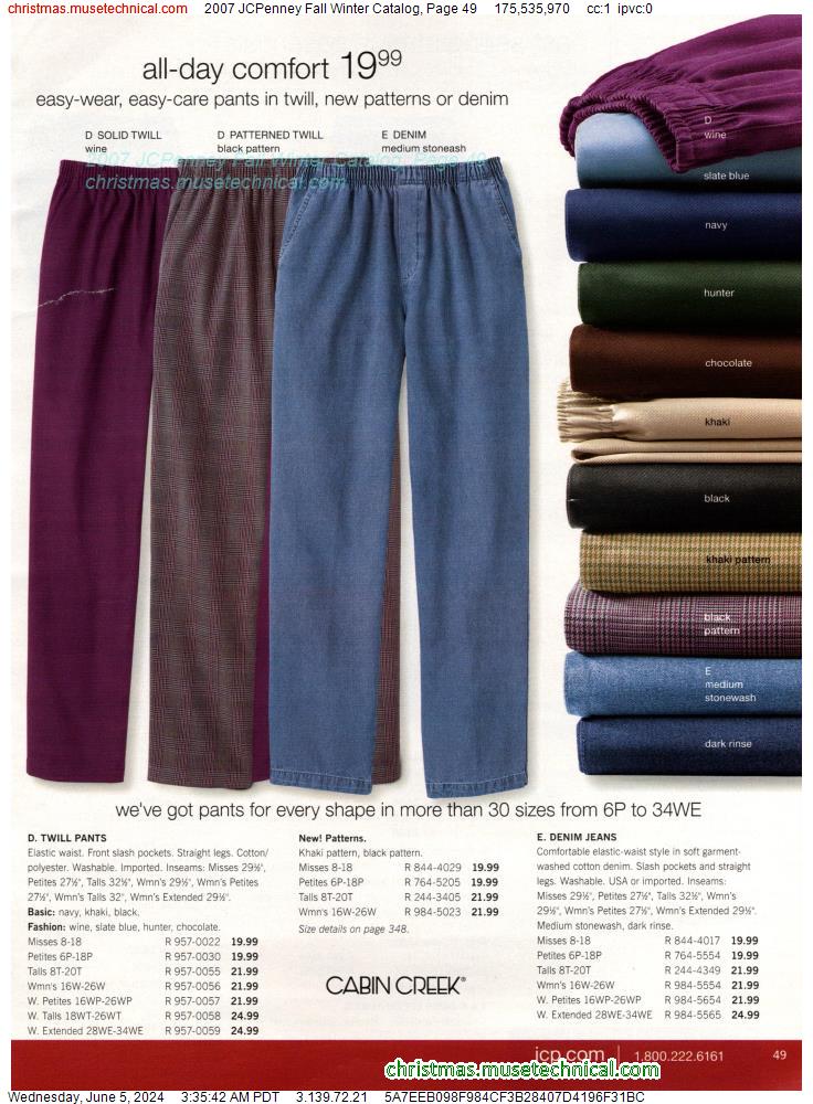 2007 JCPenney Fall Winter Catalog, Page 49