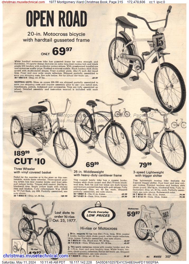 1977 Montgomery Ward Christmas Book, Page 315