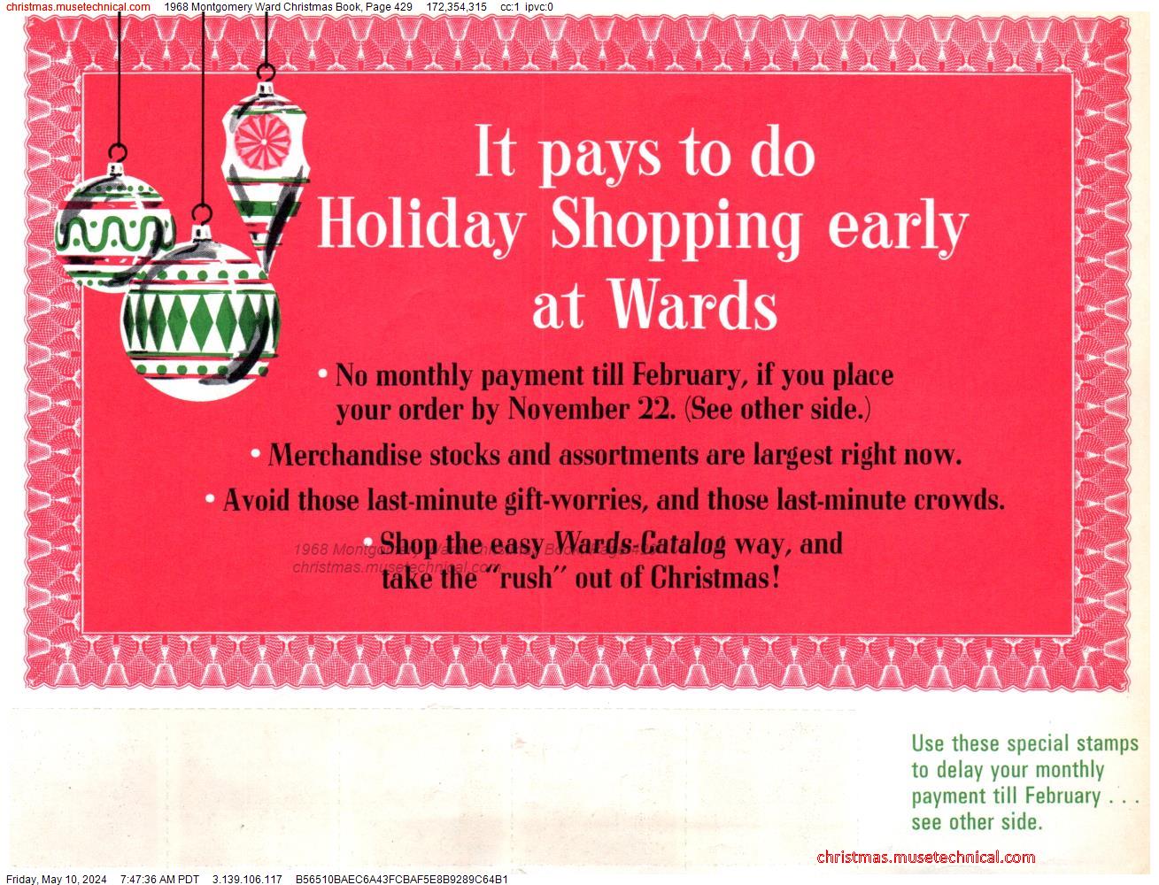 1968 Montgomery Ward Christmas Book, Page 429