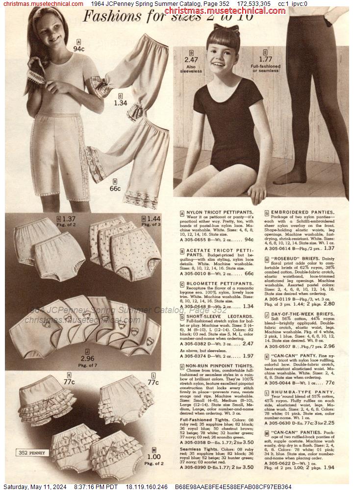 1964 JCPenney Spring Summer Catalog, Page 352