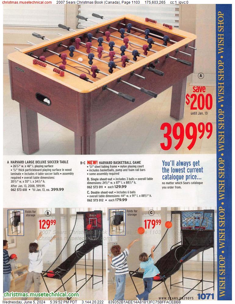 2007 Sears Christmas Book (Canada), Page 1103