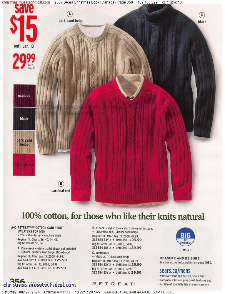 2007 Sears Christmas Book (Canada), Page 358