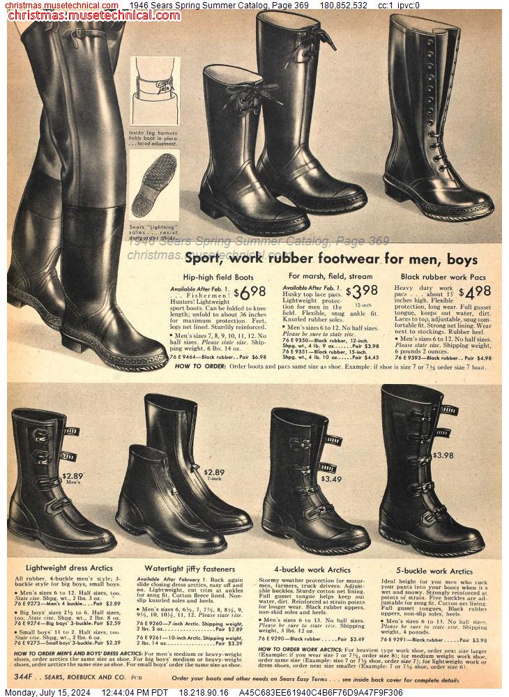 1946 Sears Spring Summer Catalog, Page 369