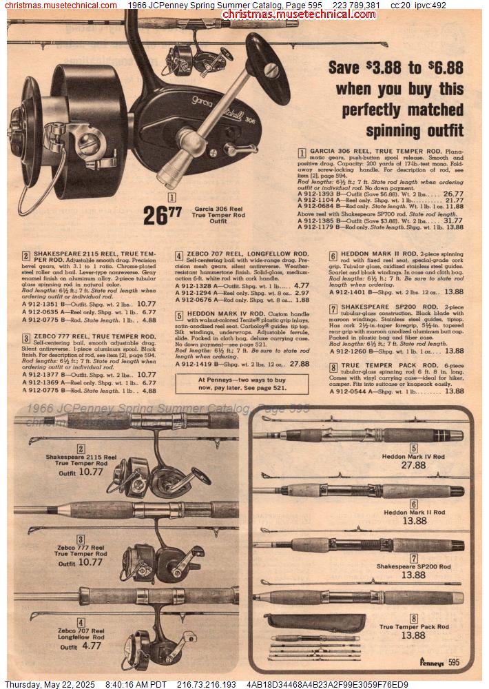 1966 JCPenney Spring Summer Catalog, Page 595