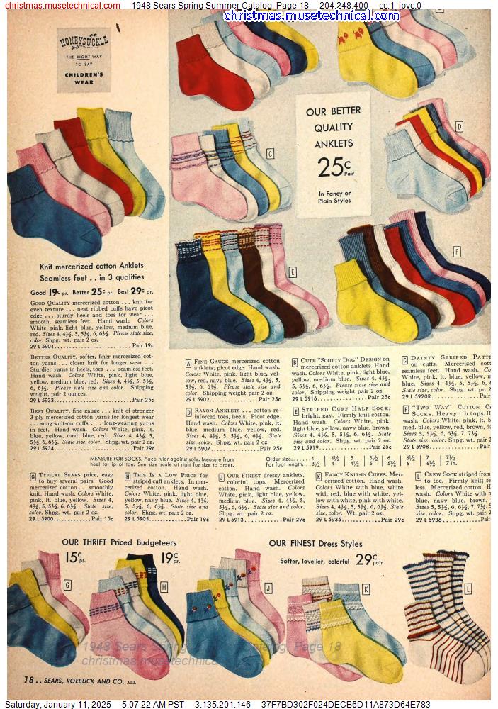 1948 Sears Spring Summer Catalog, Page 18