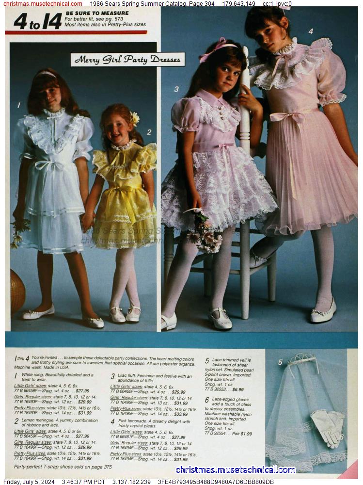 1986 Sears Spring Summer Catalog, Page 304