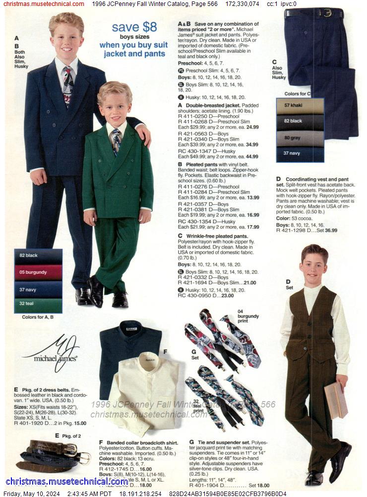 1996 JCPenney Fall Winter Catalog, Page 566