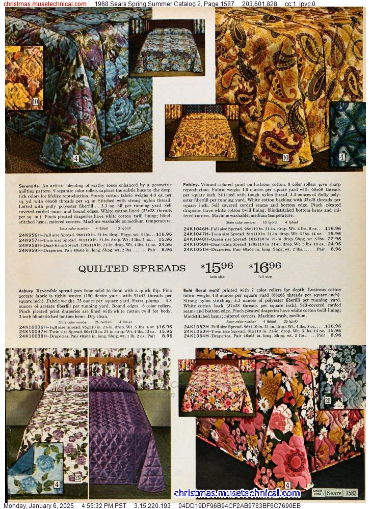 1968 Sears Spring Summer Catalog 2, Page 1587