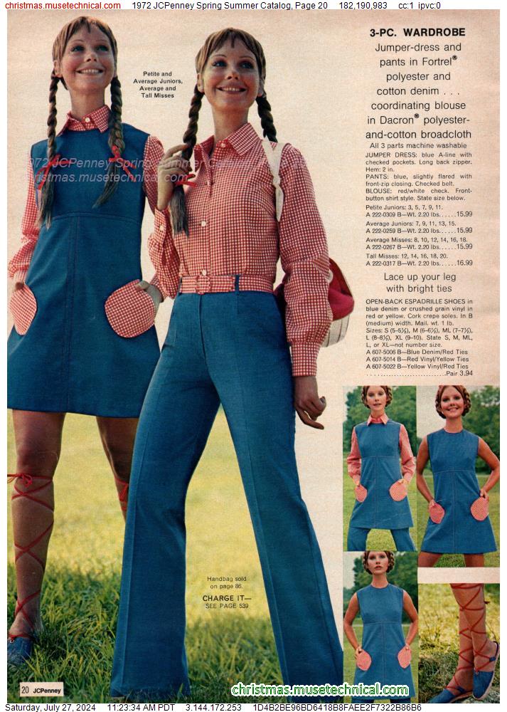 1972 JCPenney Spring Summer Catalog, Page 20