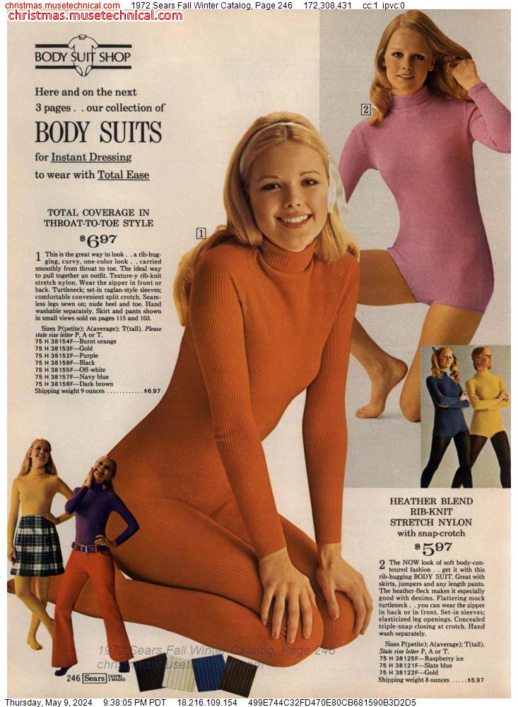 1972 Sears Fall Winter Catalog, Page 246