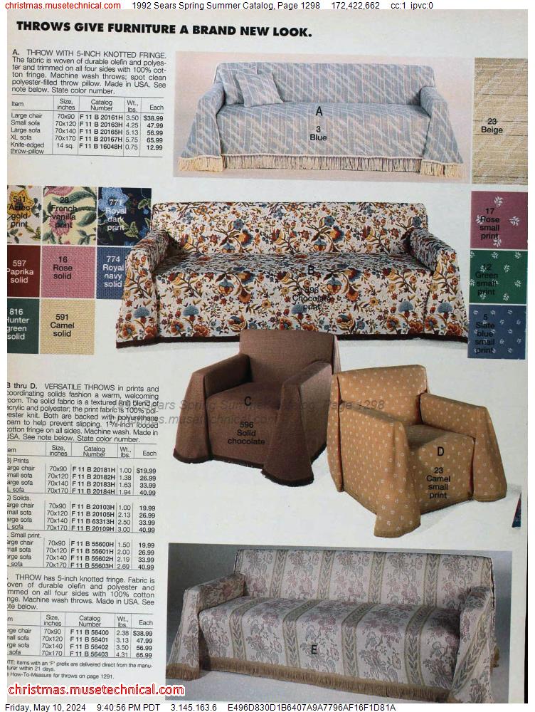1992 Sears Spring Summer Catalog, Page 1298