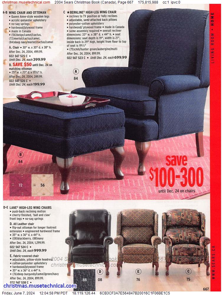 2004 Sears Christmas Book (Canada), Page 667