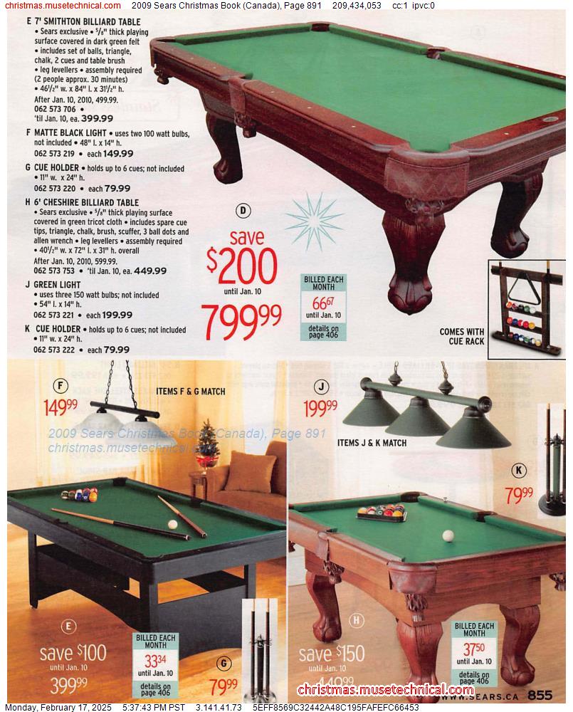 2009 Sears Christmas Book (Canada), Page 891