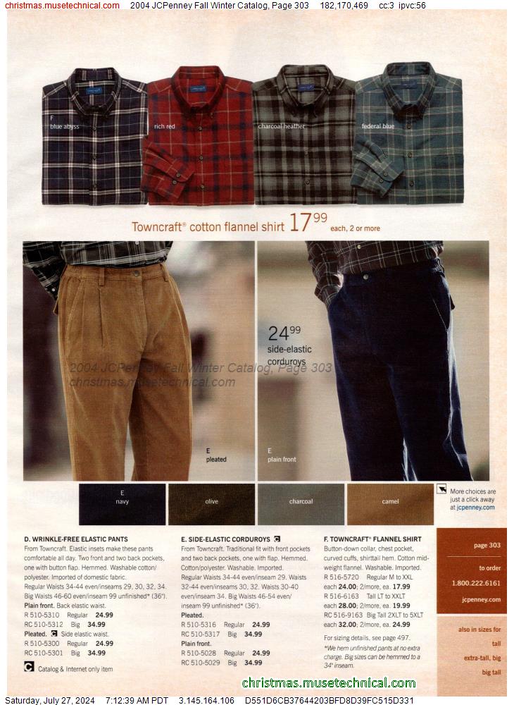2004 JCPenney Fall Winter Catalog, Page 303