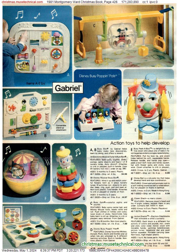 1981 Montgomery Ward Christmas Book, Page 426
